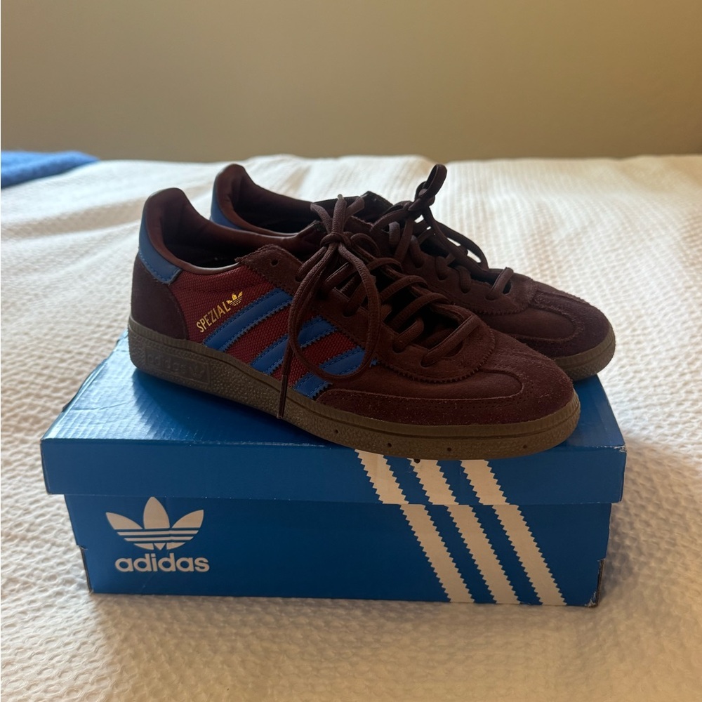 Adidas Spezial Burgundy and Blue